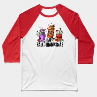 Happy Hallothanksmas Baseball T-Shirt